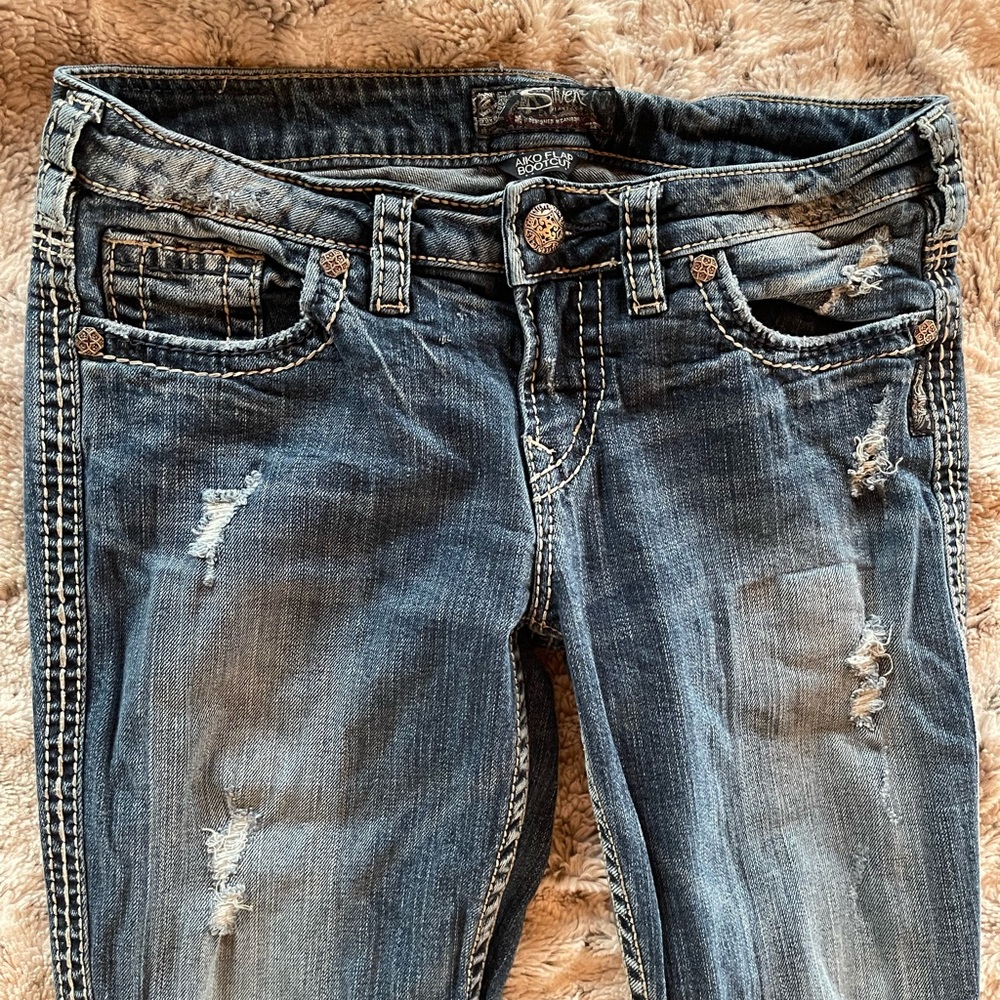 Silver jeans